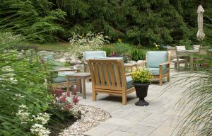 Maine patio landscaping