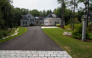 Installing a complete landscape on a new home - front yard